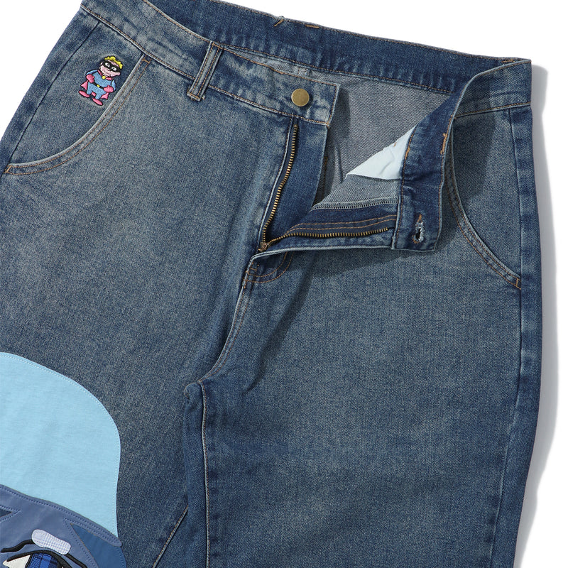 KidSuper(キッドスーパー)｜Blue Face Jeans(ブルーフェイスジーンズ)｜【公式通販 UNIONT TOKYO】｜ユニオントーキョー