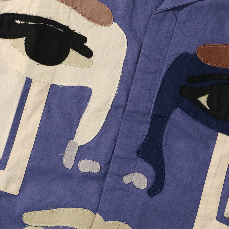 KidSuper(キッドスーパー)｜face camo shirt-Blue(フェイスカモシャツブルー)｜【公式通販 UNION TOKYO】｜ユニオントーキョー