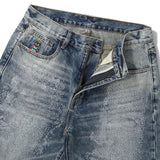 KidSuper(キッドスーパー)｜BLUE-RHINESTONE FACE JEANS(ブルーラインストーンフェイスジーンズ)｜【公式通販 UNION TOKYO】｜ユニオントーキョー