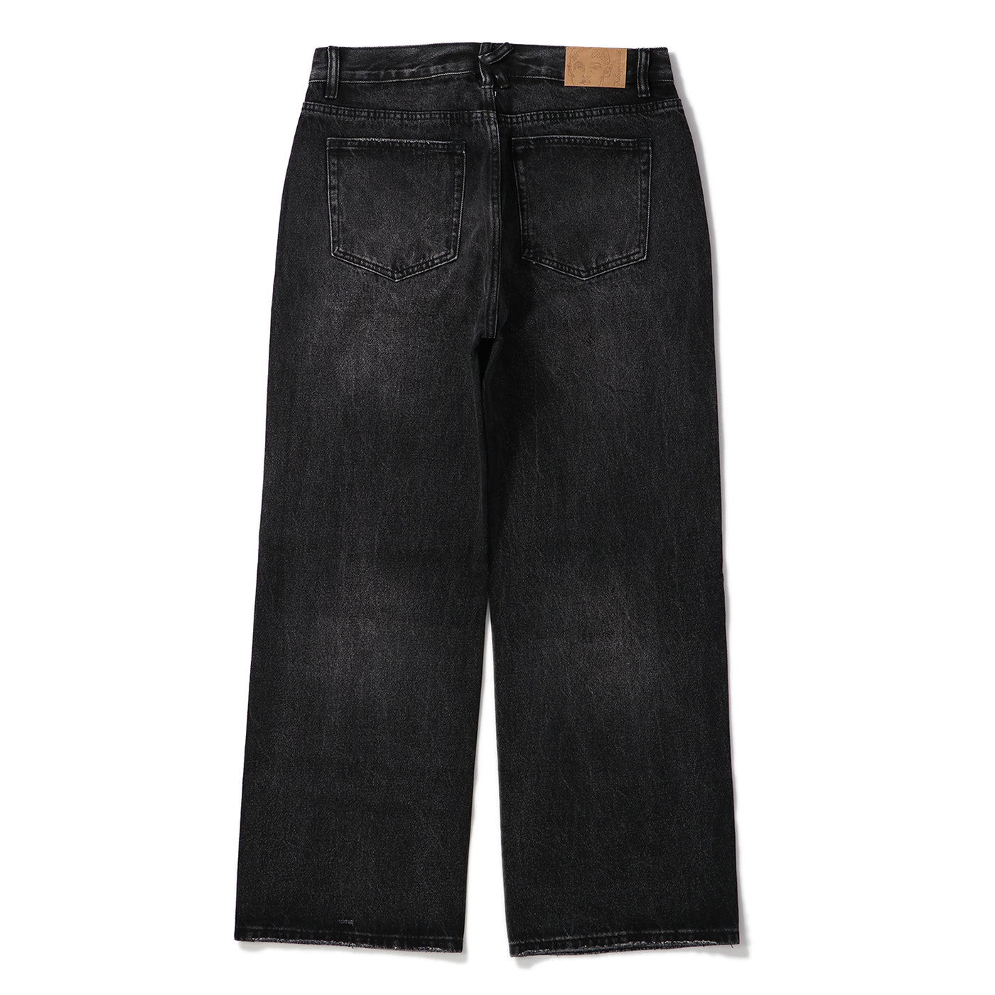 BLACK-RHINESTONE FACE JEANS｜KIDSUPER｜BOTTOMS（ボトムス）｜【公式