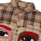 KidSuper(キッドスーパー)｜Face patchworked Flannel(フェイスパッチワークドフランネル)｜【公式通販 UNION TOKYO】｜ユニオントーキョー