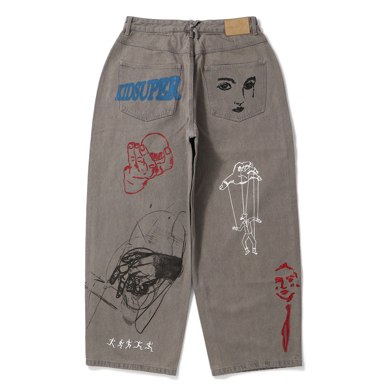 KidSuper（キッドスーパー）/ BOTTOMS（ボトムス）/ From a place ive never been pants商品 / Grey