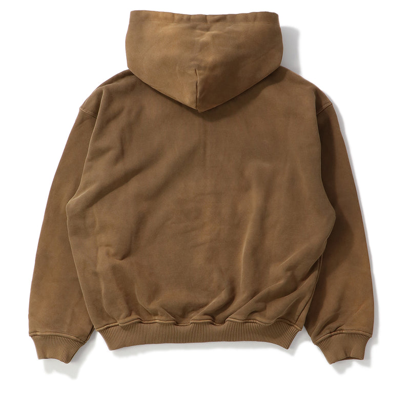KidSuper（キッドスーパー）/ TOPS（トップス）/ Patchwork Face Heavyweight Zip Up Hoodie商品 / Dark Brown