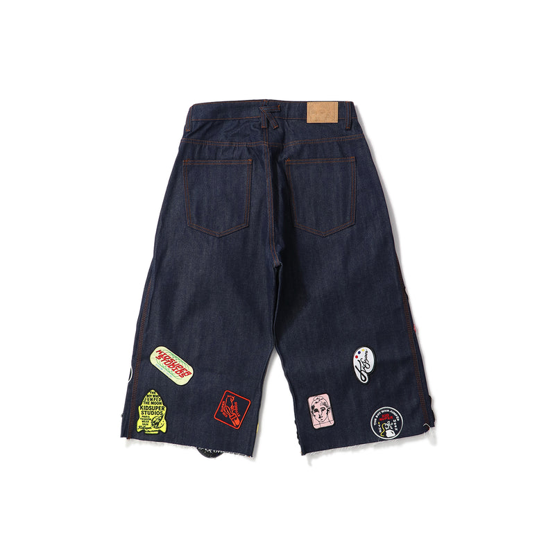 SUPER LONG PATCHES SHORTS｜KIDSUPER｜BOTTOMS（ボトムス）｜【公式