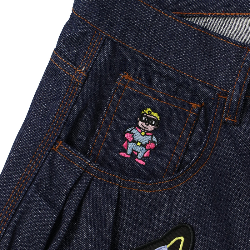 SUPER LONG PATCHES SHORTS｜KIDSUPER｜BOTTOMS（ボトムス）｜【公式