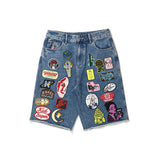KidSuper(キッドスーパー)｜Patches Denim Long Short(パッチズデニムロングショート)｜【公式通販 UNION TOKYO】｜ユニオントーキョー