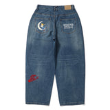 KidSuper(キッドスーパー)｜Embroidered Paintings Balloon Pants-Blue(エンブロイダードペインティングスバルーンパンツブルー)｜【公式通販 UNION TOKYO】｜ユニオントーキョー