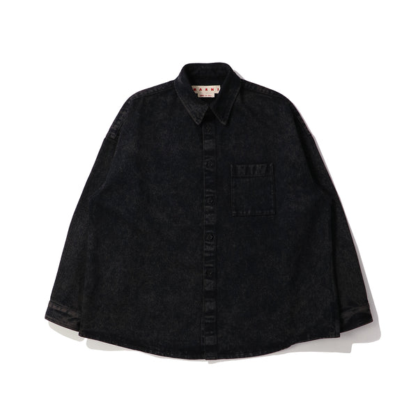 MARNI(マルニ)｜MARBLE DYED COTTON DENIM SHIRT(マーブルダイドコットンデニムシャツ)｜【公式通販 UNION TOKYO】｜ユニオントーキョー