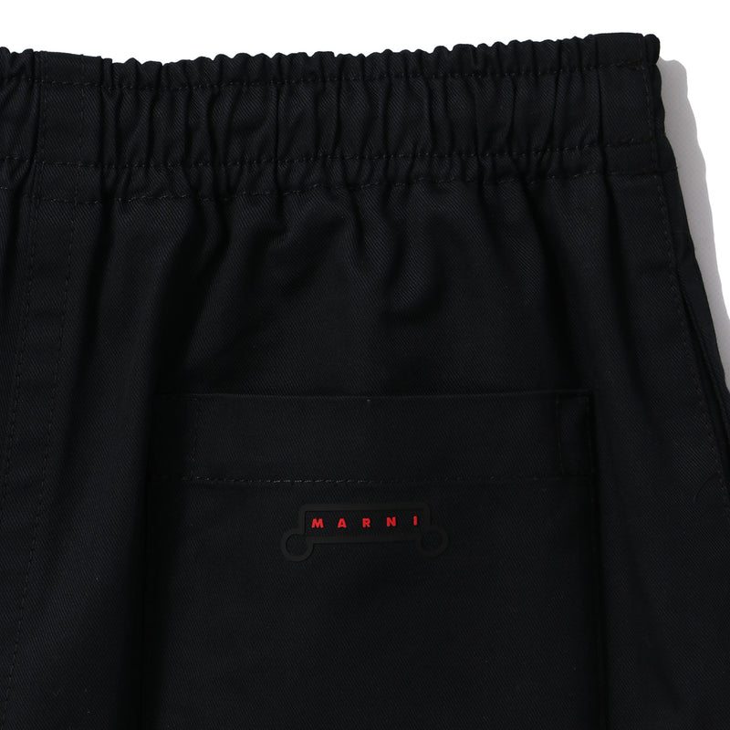 MARNI(マルニ)｜ORGANIC COTTON GAMBARDINE DRAWSTRING PANTS