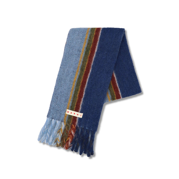 MARNI(マルニ)｜STRIPED LOGO WOOL BLEND MOHAIR SCARF(ストライプドロゴウールブレンドモヘアスカーフ)｜【公式通販 UNION TOKYO】｜ユニオントーキョー