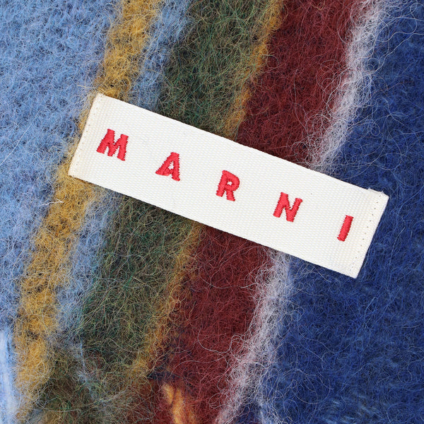 MARNI(マルニ)｜STRIPED LOGO WOOL BLEND MOHAIR SCARF(ストライプドロゴウールブレンドモヘアスカーフ)｜【公式通販 UNION TOKYO】｜ユニオントーキョー