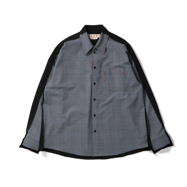 MARNI(マルニ)｜PRINCE OF WALES LIGHT WOOL BLEND LONG-SLEEVED SHIRT(プリンスオブウォールズライトウールブレンドロングスリーブドシャツ)｜【公式通販 UNION TOKYO】｜ユニオントーキョー