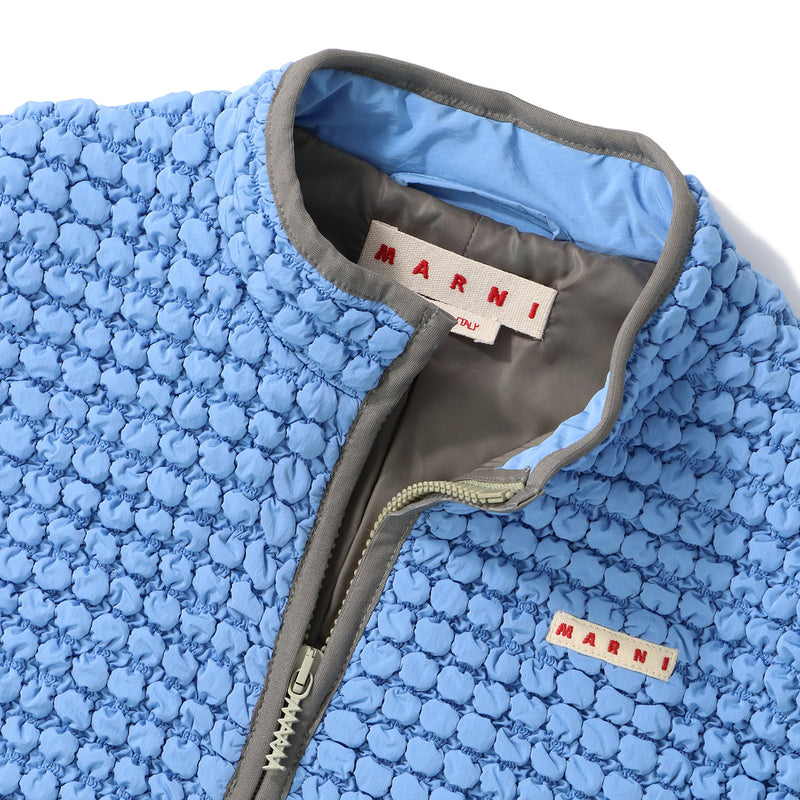 MARNI（マルニ）/ OUTER（アウター）/ CRINKLED NYLON GILET商品 / IRIS BLUE