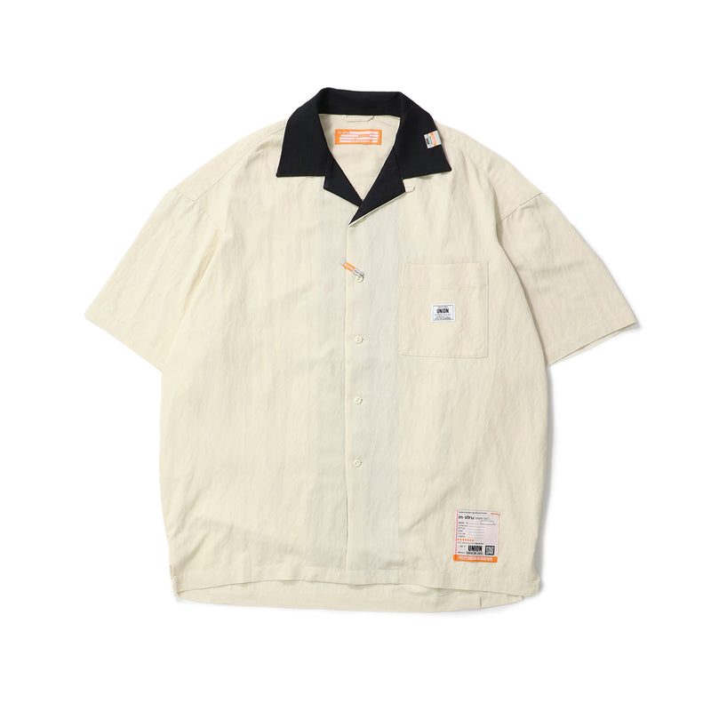 IM UN BOWLING SHIRT｜IN・STRU (MEN-TAL). BY MAISON MIHARA YASUHIRO