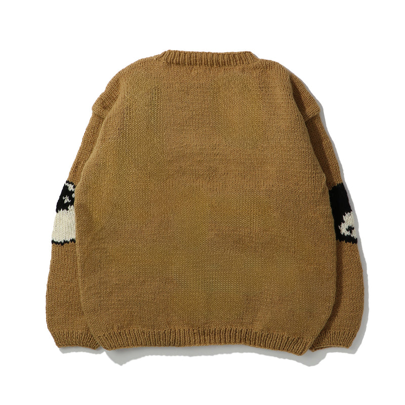 MacMahon Knitting Mills(マクマホン ニッティング ミルズ)｜Crew Neck Knit-Big Yin&Yang(クルーネックニットビッグインヤン)｜【公式通販 UNIONT TOKYO】｜ユニオントーキョー