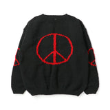MacMahon Knitting Mills(マクマホン ニッティング ミルズ)｜Crew Neck Knit-Big Peace(クルーネックニットビッグピース)｜【公式通販 UNIONT TOKYO】｜ユニオントーキョー