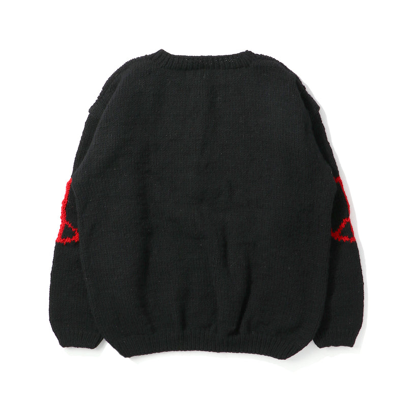 MacMahon Knitting Mills(マクマホン ニッティング ミルズ)｜Crew Neck Knit-Big Peace(クルーネックニットビッグピース)｜【公式通販 UNIONT TOKYO】｜ユニオントーキョー