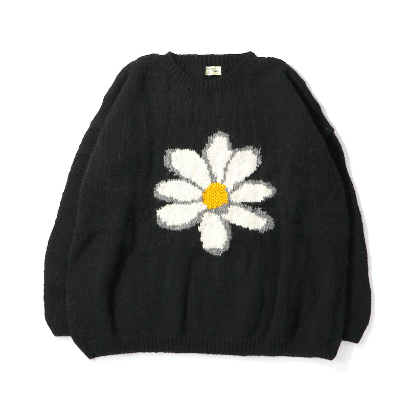 MacMahon Knitting Mills(マクマホン ニッティング ミルズ)｜Big Crew Neck Knit-Flower(ビッグクルーネックニットフラワー)｜【公式通販 UNIONT TOKYO】｜ユニオントーキョー