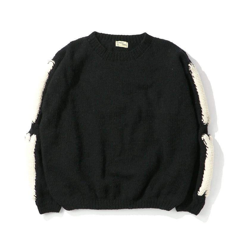 MacMahon Knitting Mills(マクマホン ニッティング ミルズ)｜Crew Neck Knit-3D Arm Bone(クルーネックニット3Dアームボーン)｜【公式通販 UNIONT TOKYO】｜ユニオントーキョー
