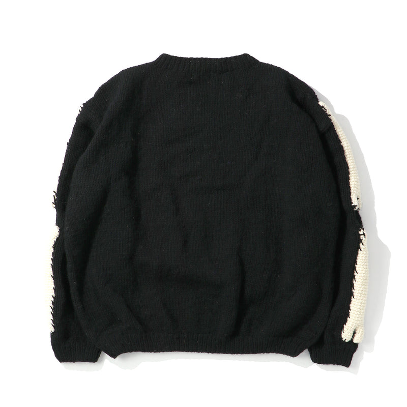 MacMahon Knitting Mills(マクマホン ニッティング ミルズ)｜Crew Neck Knit-3D Arm Bone(クルーネックニット3Dアームボーン)｜【公式通販 UNIONT TOKYO】｜ユニオントーキョー