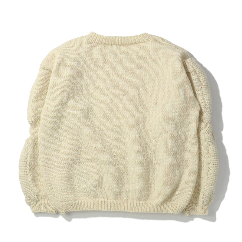MacMahon Knitting Mills(マクマホン ニッティング ミルズ)｜Crew Neck Knit-3D Arm Bone(クルーネックニット3Dアームボーン)｜【公式通販 UNIONT TOKYO】｜ユニオントーキョー