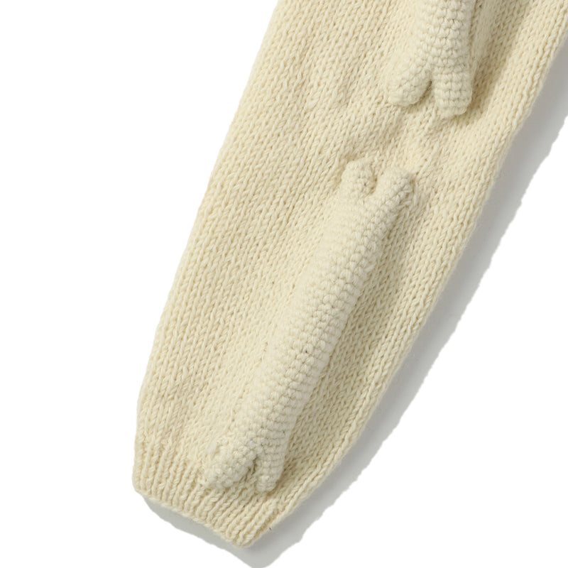MacMahon Knitting Mills(マクマホン ニッティング ミルズ)｜Crew Neck Knit-3D Arm Bone(クルーネックニット3Dアームボーン)｜【公式通販 UNIONT TOKYO】｜ユニオントーキョー