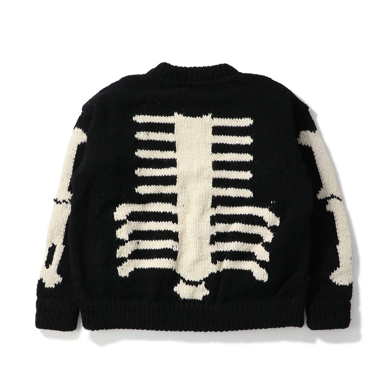 MacMahon Knitting Mills（マクマホンニッティングミルズ）/ TOPS（トップス）/ Knit MA1-Bone商品 / BLK/WHT