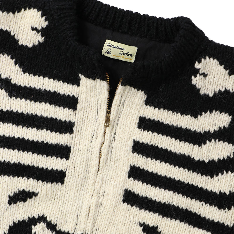MacMahon Knitting Mills（マクマホンニッティングミルズ）/ TOPS（トップス）/ Knit MA1-Bone商品 / BLK/WHT