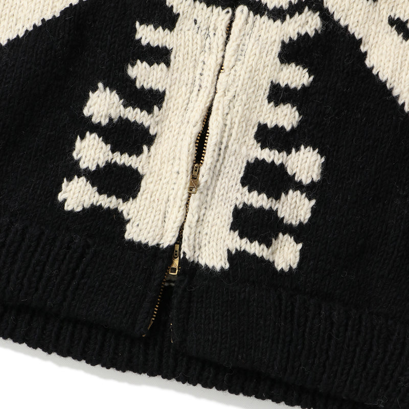 MacMahon Knitting Mills（マクマホンニッティングミルズ）/ TOPS（トップス）/ Knit MA1-Bone商品 / BLK/WHT