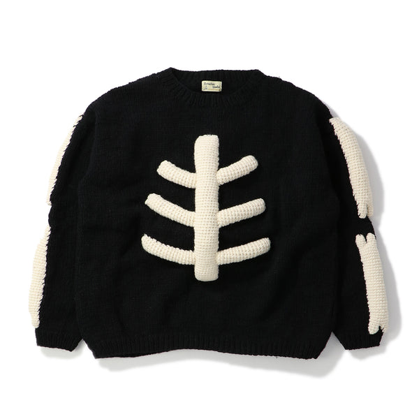 MacMahon Knitting Mills(マクマホン ニッティング ミルズ)｜Crew Neck Knit-3D Bone(クルーネックニット3Dボーン)｜【公式通販 UNION TOKYO】｜ユニオントーキョー