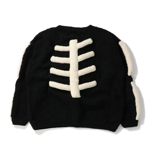MacMahon Knitting Mills(マクマホン ニッティング ミルズ)｜Crew Neck Knit-3D Bone(クルーネックニット3Dボーン)｜【公式通販 UNION TOKYO】｜ユニオントーキョー