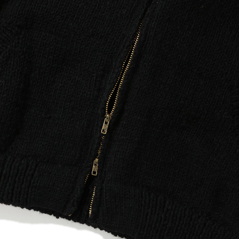 MacMahon Knitting Mills（マクマホンニッティングミルズ）/ TOPS（トップス）/ Knit MA1-3D Bone商品 / BLK/WHT