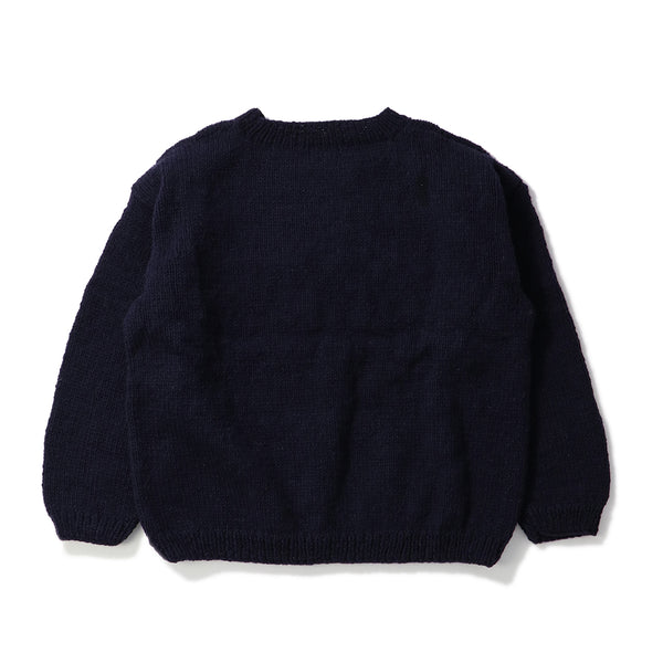 MacMahon Knitting Mills(マクマホン ニッティング ミルズ)｜Crew Neck Knit-3Flowers(クルーネックニット3フラワーズ)｜【公式通販 UNION TOKYO】｜ユニオントーキョー