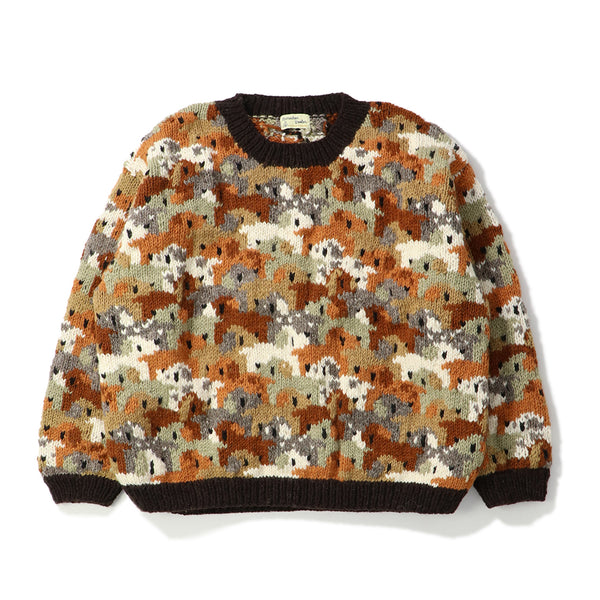 MacMahon Knitting Mills(マクマホン ニッティング ミルズ)｜Crew Neck Knit-Dogs(クルーネックニットドッグス)｜【公式通販 UNION TOKYO】｜ユニオントーキョー