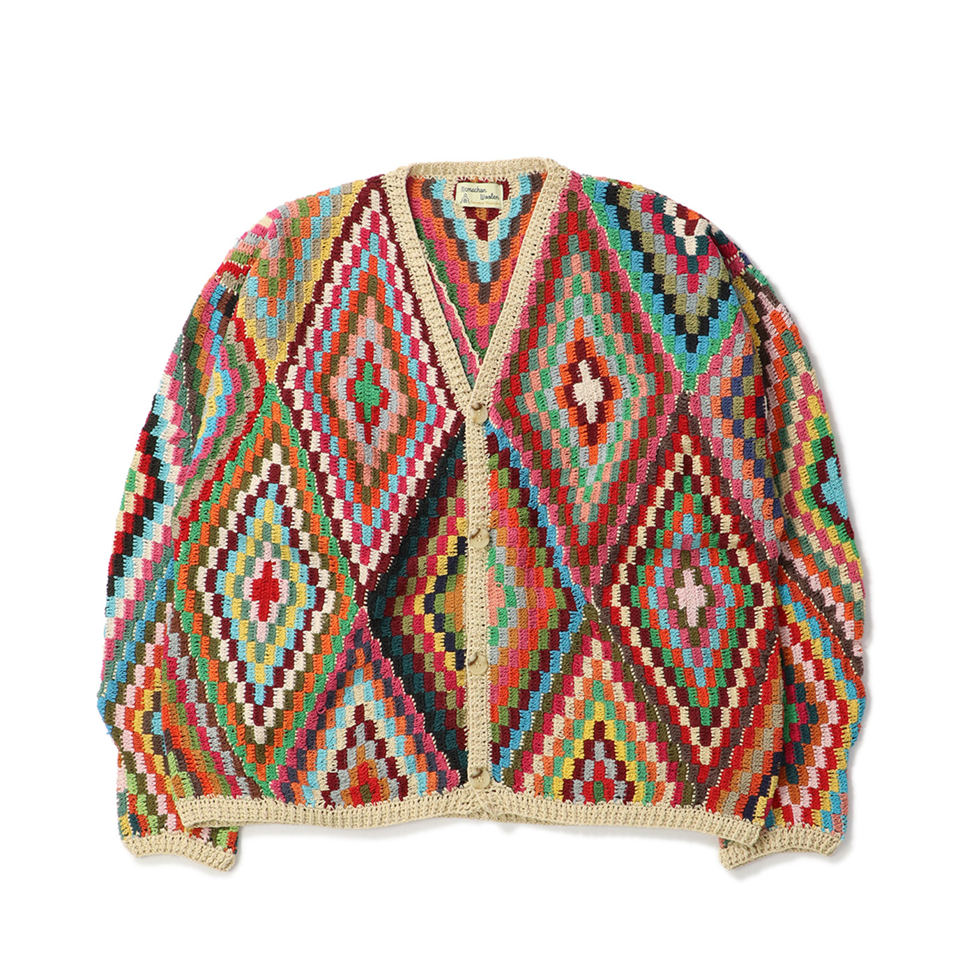 CROCHET BUTTON CARDIGAN-DIA｜MACMAHON KNITTING MILLS｜TOPS