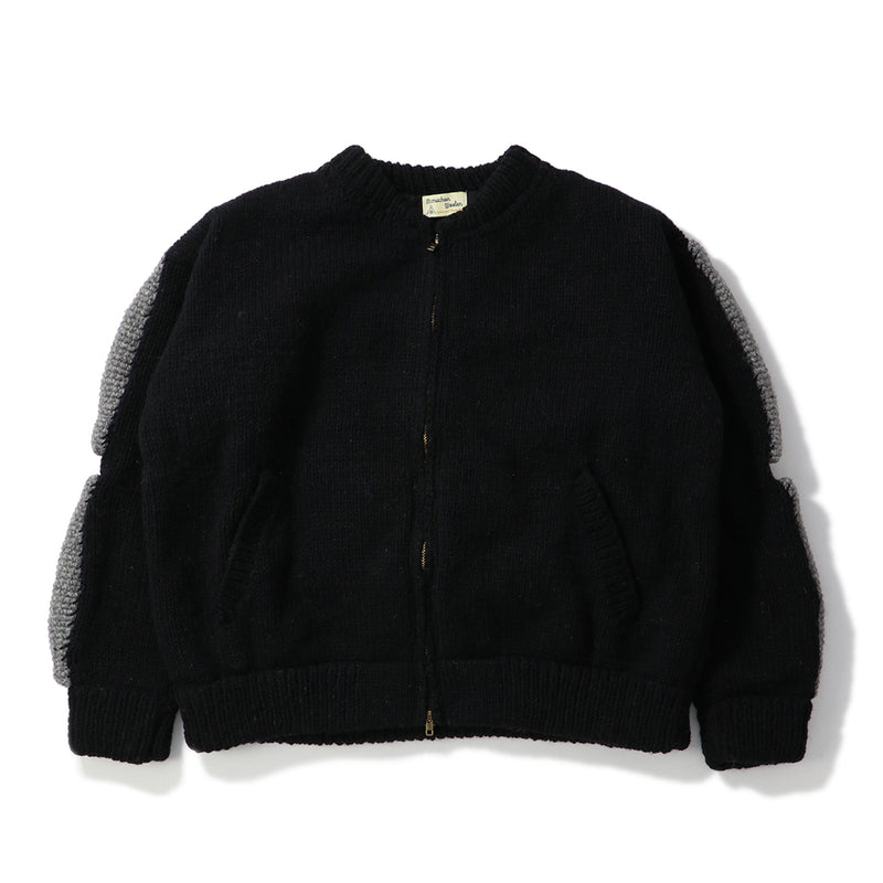 MacMahon Knitting Mills（マクマホンニッティングミルズ）/ TOPS（トップス）/ Knit MA1-3D Bone商品 / BLK/WHT