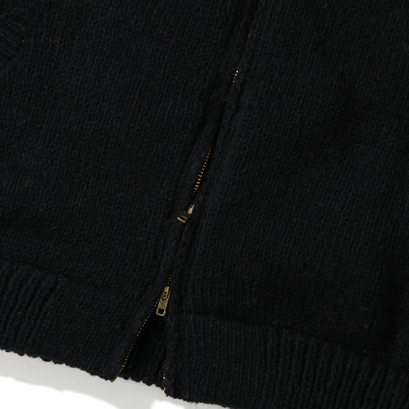 MacMahon Knitting Mills（マクマホンニッティングミルズ）/ TOPS（トップス）/ Knit MA1-3D Bone商品 / BLK/WHT