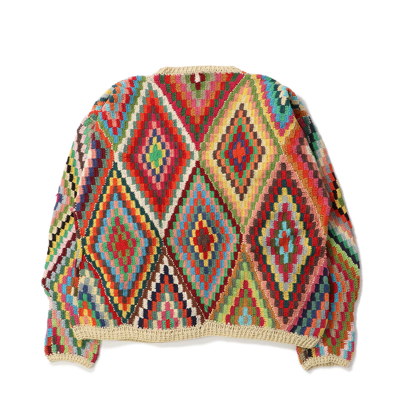 CROCHET BUTTON CARDIGAN-DIA｜MACMAHON KNITTING MILLS｜TOPS