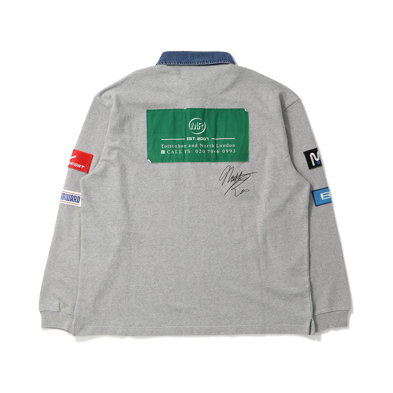 MARTINE ROSE（マーティンローズ）/ TOPS（トップス）/ RUGBY POLO商品 / GREY MARL