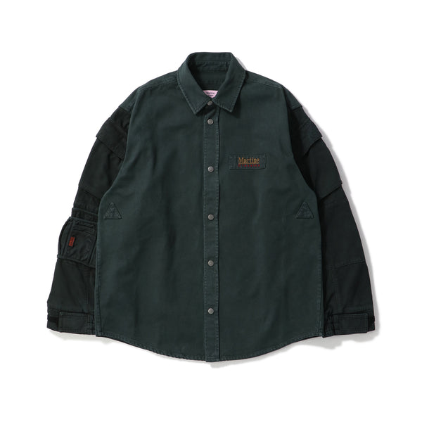 MARTINE ROSE(マーティンローズ)｜UTILITY SLEEVE SHIRT(パネルドオーヴァーシャツ)｜【公式通販 UNION TOKYO】｜ユニオントーキョー