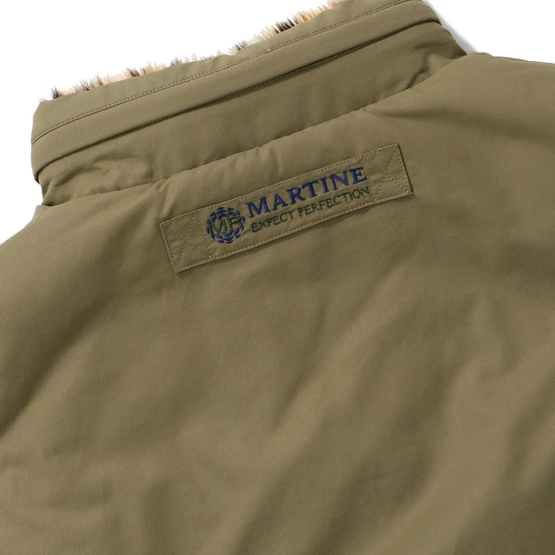 MARTINE ROSE（マーティンローズ）/ OUTER（アウター）/ REVERSIBLE FUR GILET商品 / BEIGE KHAKI