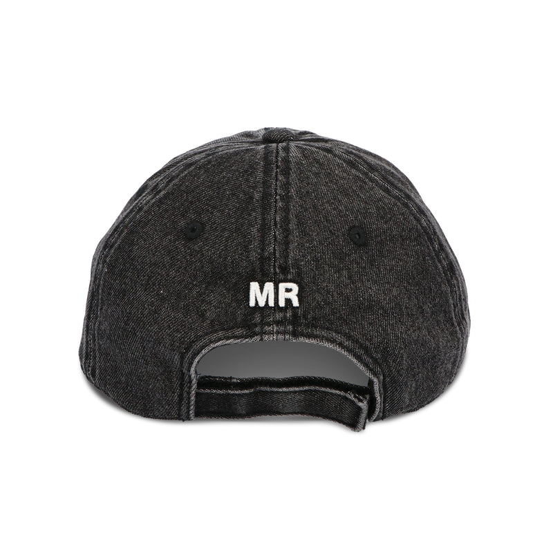 MARTINE ROSE（マーティンローズ）/ ACCESSORIES（アクセサリー）/ SIGNATURE CAP商品 / BLACK WASHED BLACK