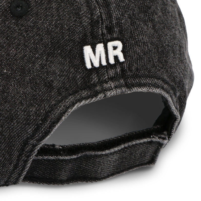 MARTINE ROSE（マーティンローズ）/ ACCESSORIES（アクセサリー）/ SIGNATURE CAP商品 / BLACK WASHED BLACK