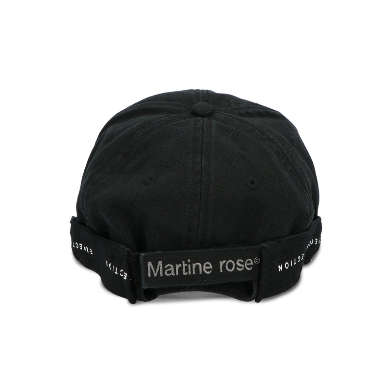 MARTINE ROSE（マーティンローズ）/ ACCESSORIES（アクセサリー）/ ROLL BACK CAP商品 / BLACK