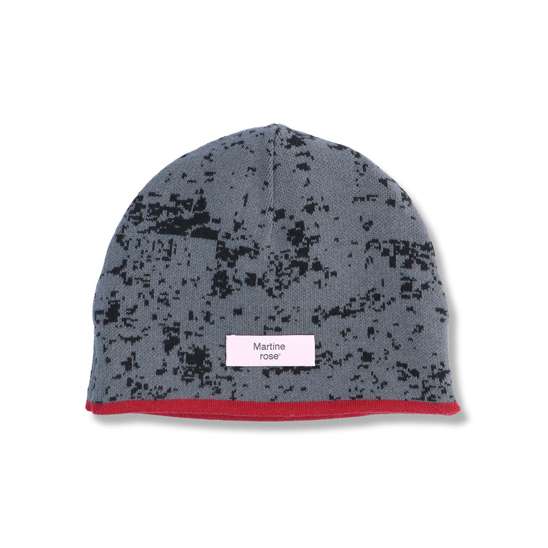 MARTINE ROSE（マーティンローズ）/ ACCESSORIES（アクセサリー）/ REVERSIBLE BEANIE商品 / GREY-RED