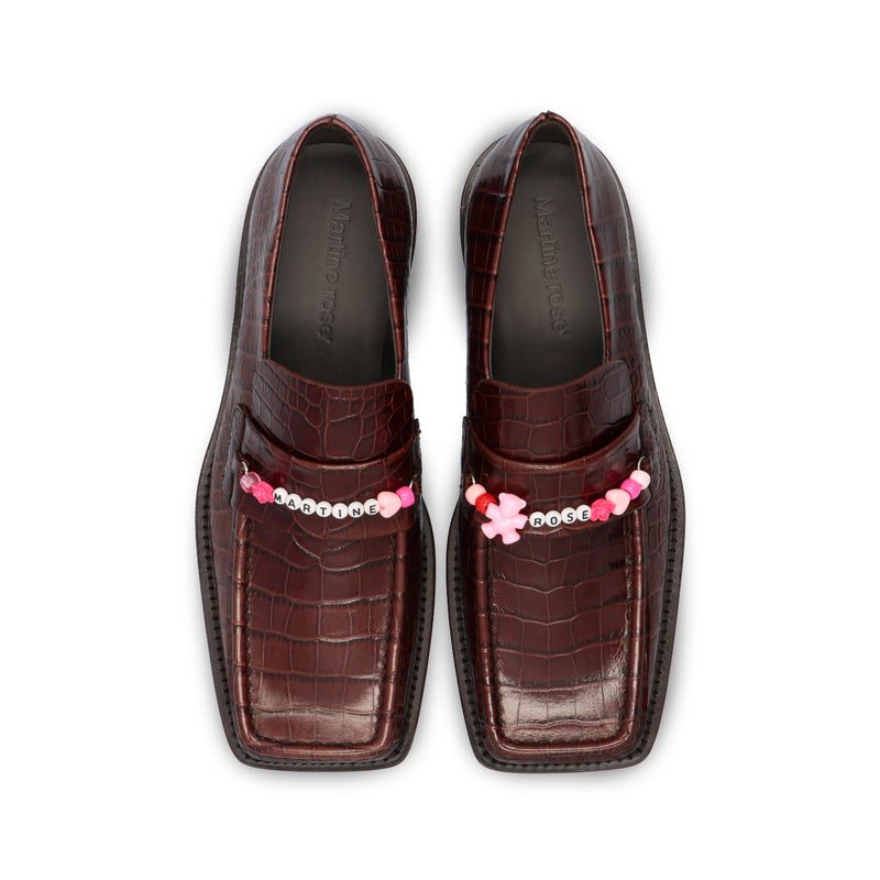 MARTINE ROSE(マーティンローズ)｜BEADED SQUARE TOE LOAFER(ビーデッドスクエアートゥーローファー)｜【公式通販 UNION TOKYO】｜ユニオントーキョー