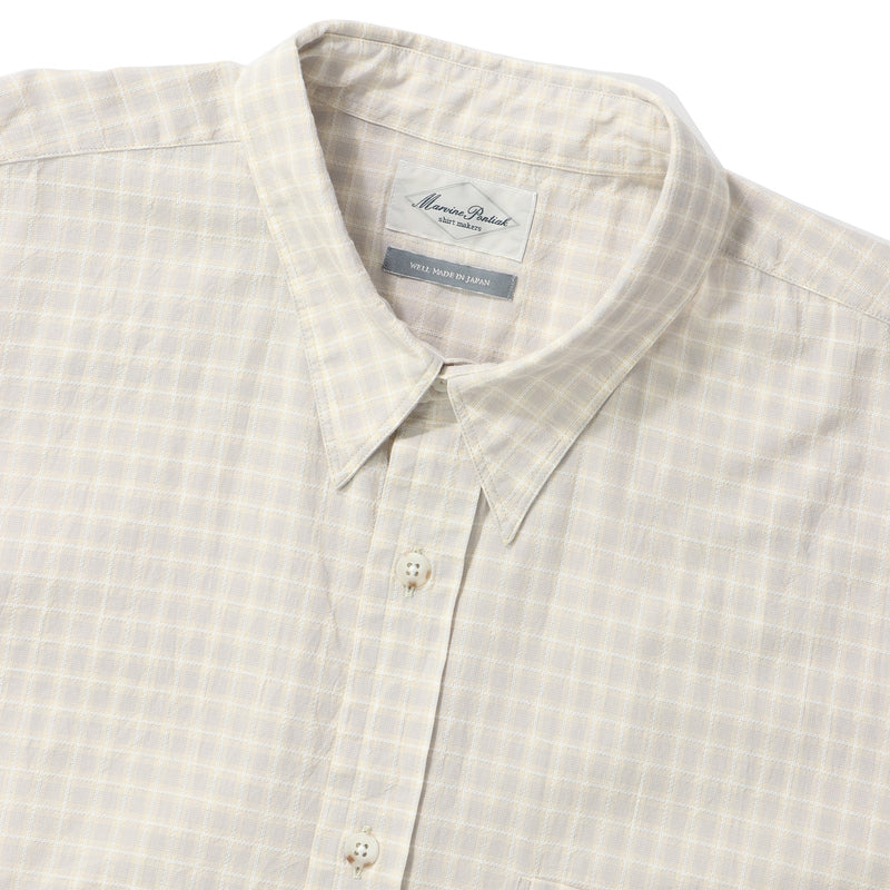 3 BUTTON REGULAR COLLAR SH｜MARVINE PONTIAK SHIRT MAKERS｜TOPS