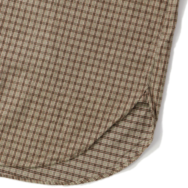 Marvine Pontiak Shirt Makers（マービンポンティアックシャツメーカーズ）/ TOPS（トップス）/ Military SH商品 / Moss x Brown CH