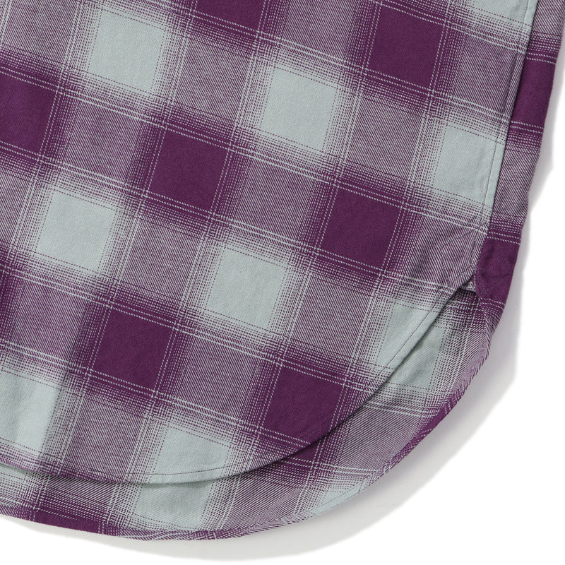Marvine Pontiak Shirt Makers（マービンポンティアックシャツメーカーズ）/ TOPS（トップス）/ Italian Collar SH商品 / Purple x Gray CH