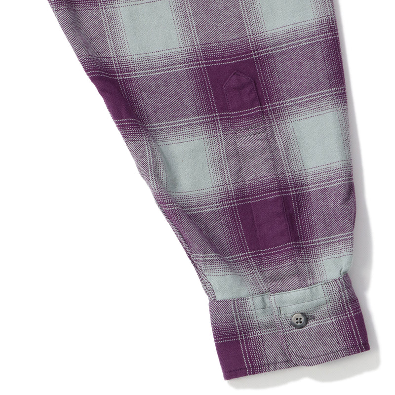 Marvine Pontiak Shirt Makers（マービンポンティアックシャツメーカーズ）/ TOPS（トップス）/ Italian Collar SH商品 / Purple x Gray CH